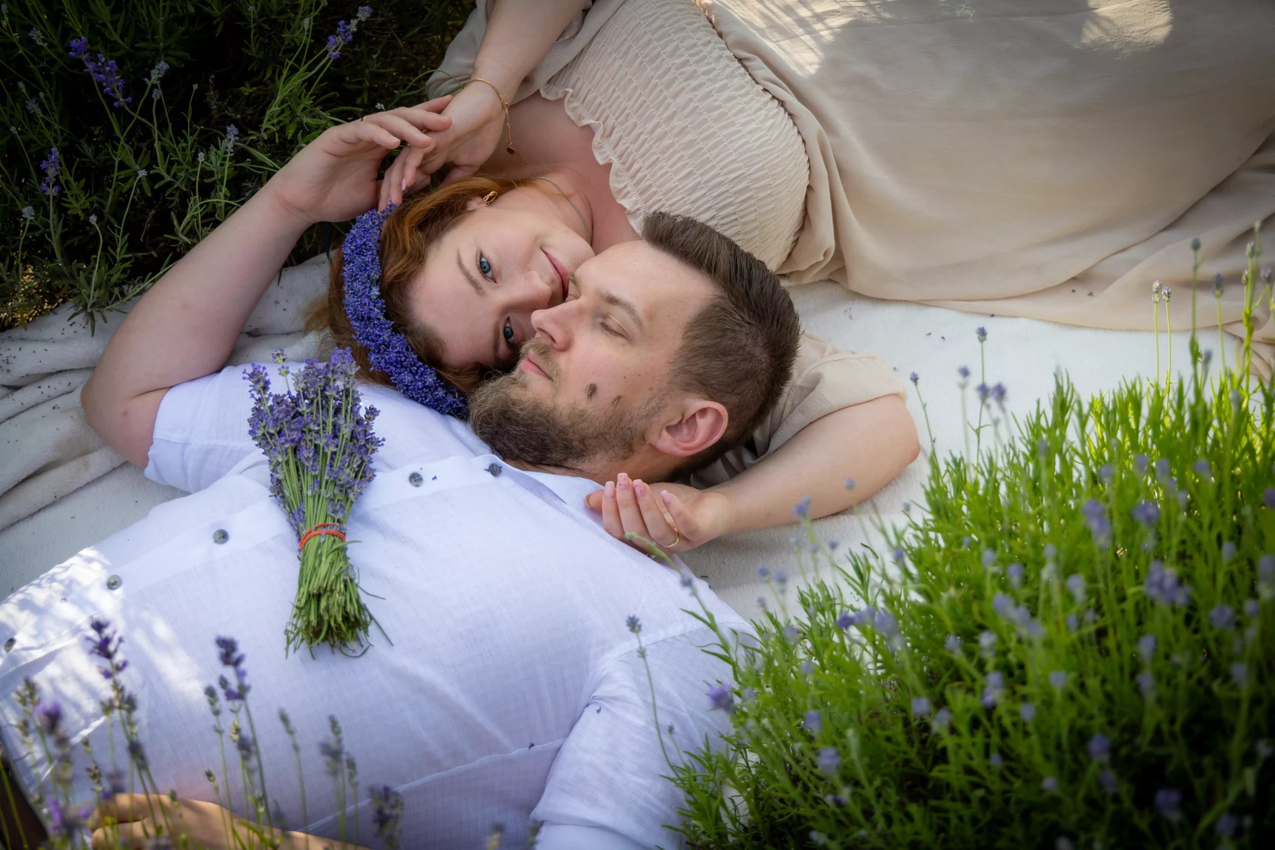 Sesja w lawendzie