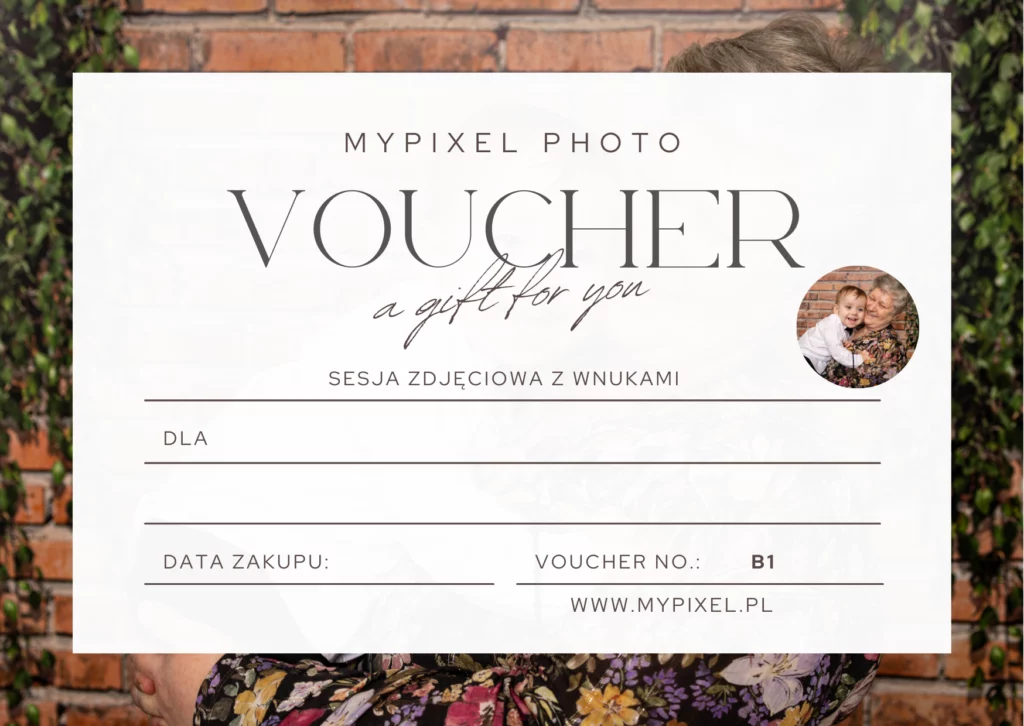 Voucher na sesje zdjęciową