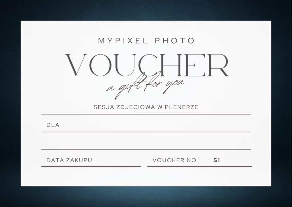 Voucher na sesje zdjęciową