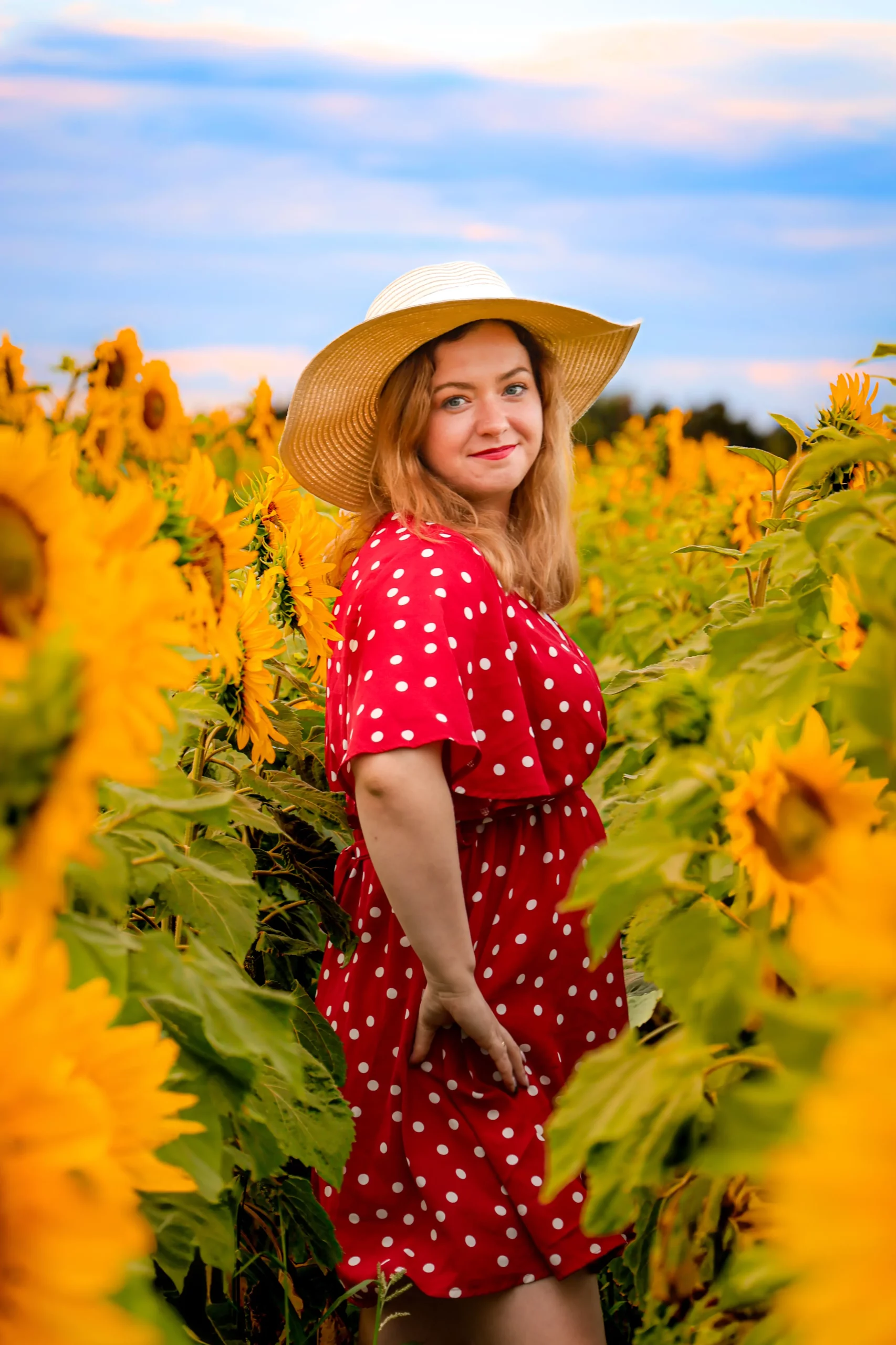 Sesja w słonecznikach Poznań