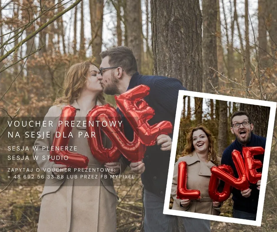 Voucher prezentowy na sesje zdjęciową