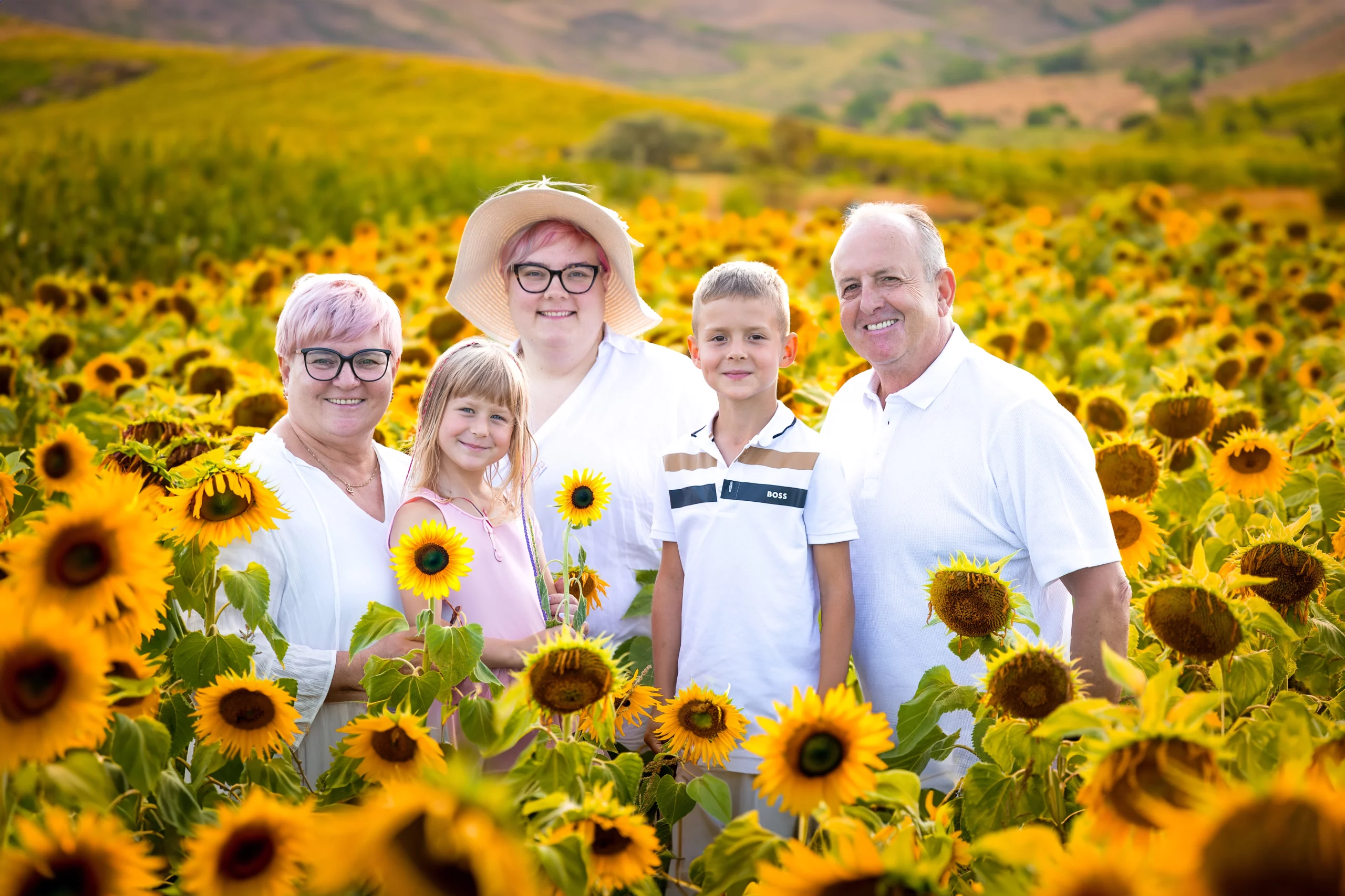 Sesja w słonecznikach Poznań