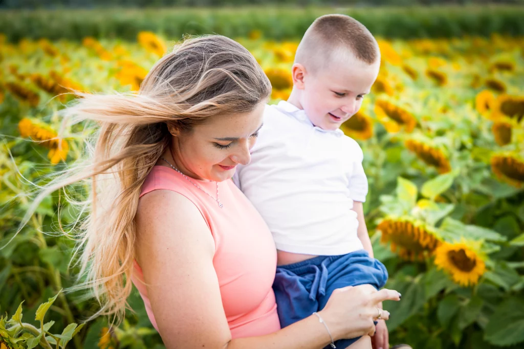 Sesja w słonecznikach Poznań