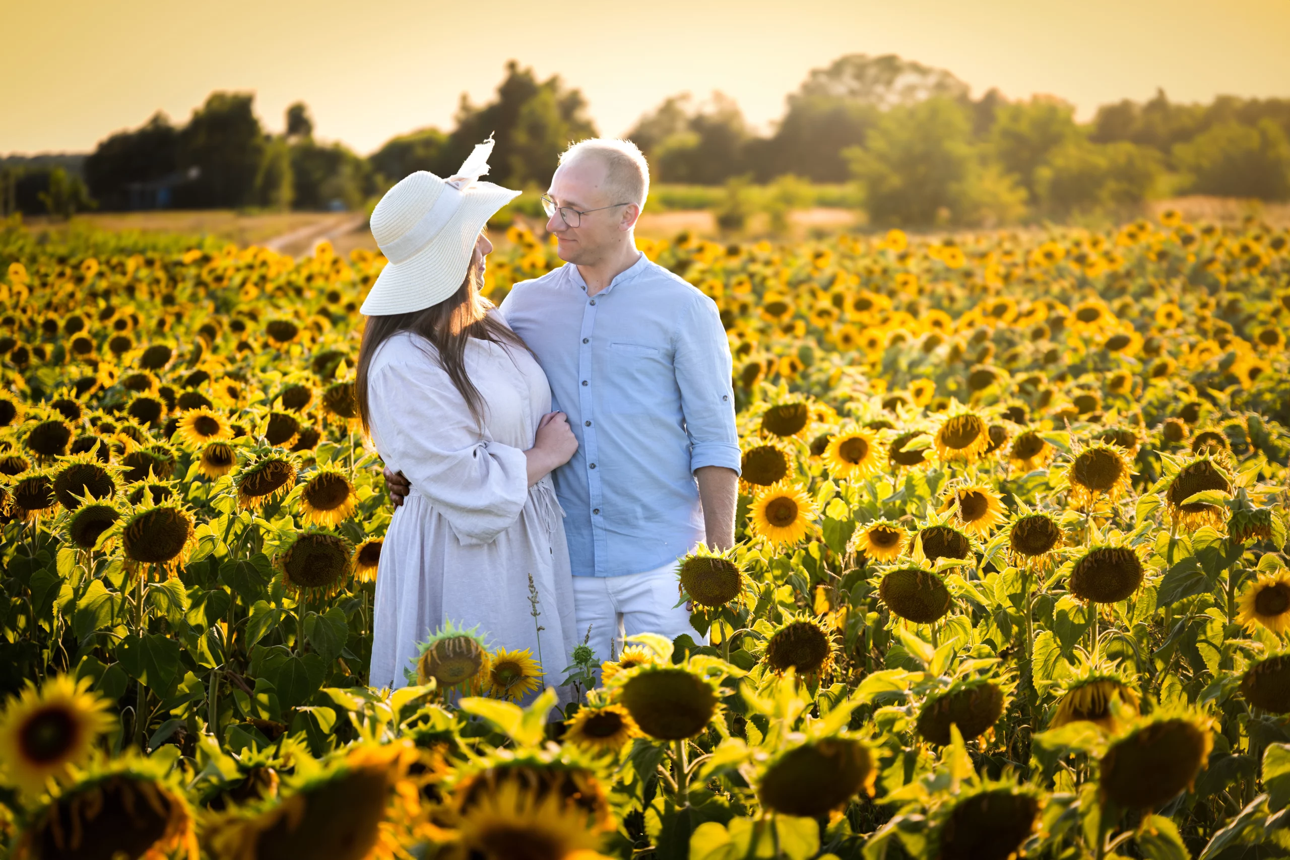 Sesja w słonecznikach