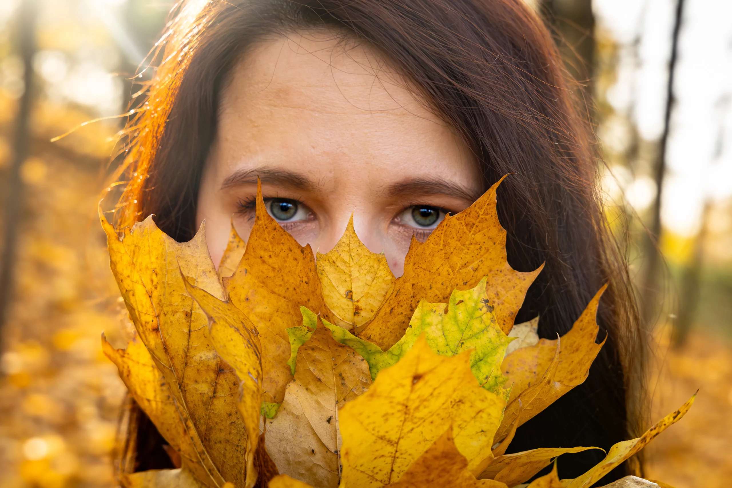 Jesienna sesja kobieca