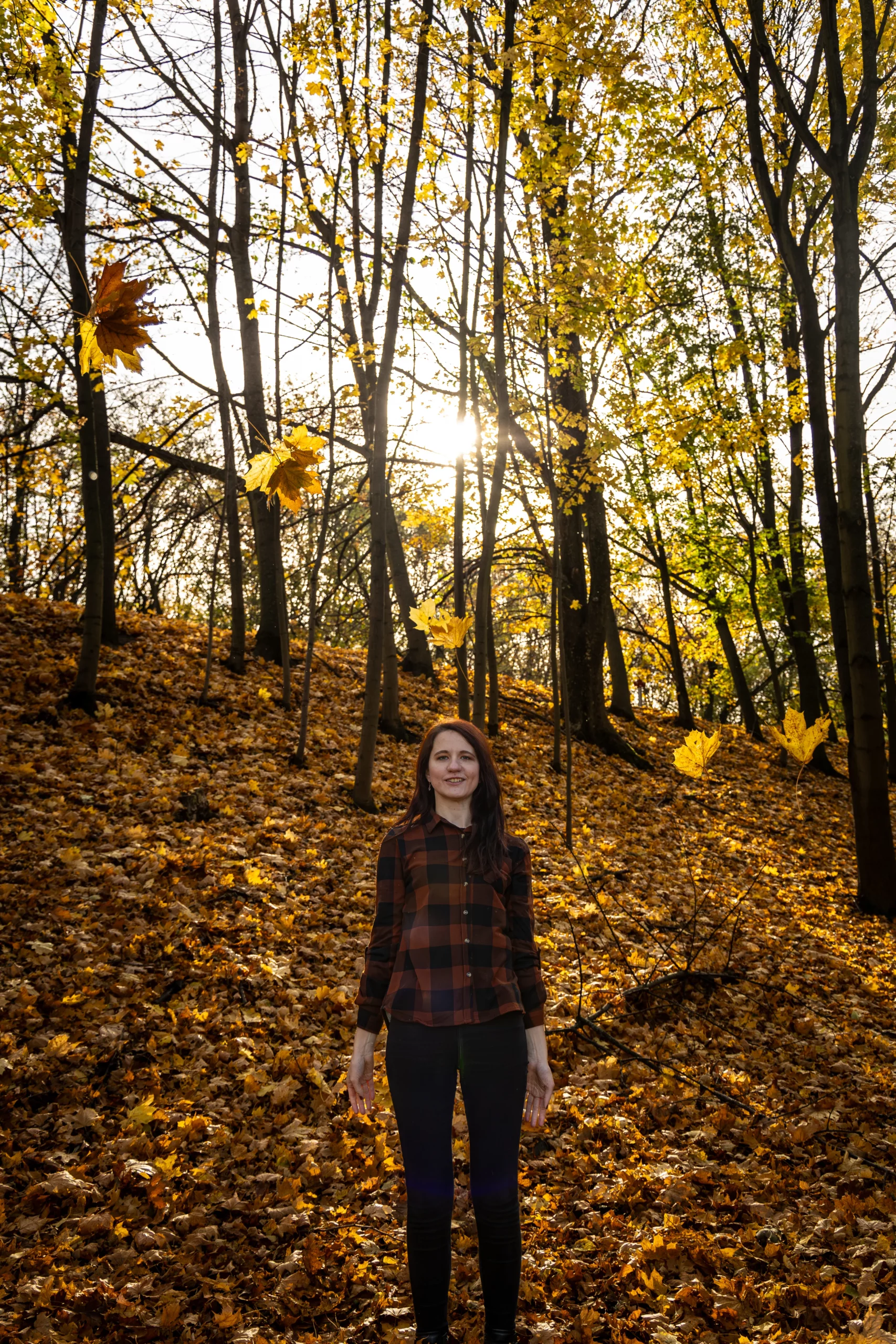 Jesienna sesja kobieca