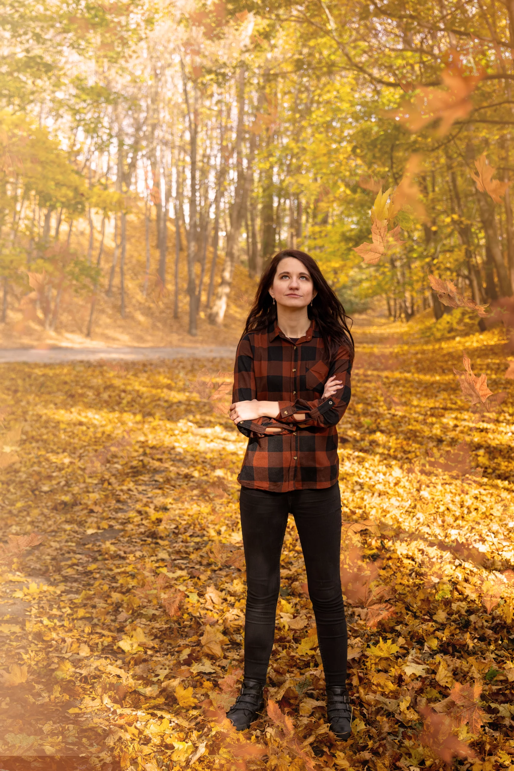 Jesienna sesja kobieca