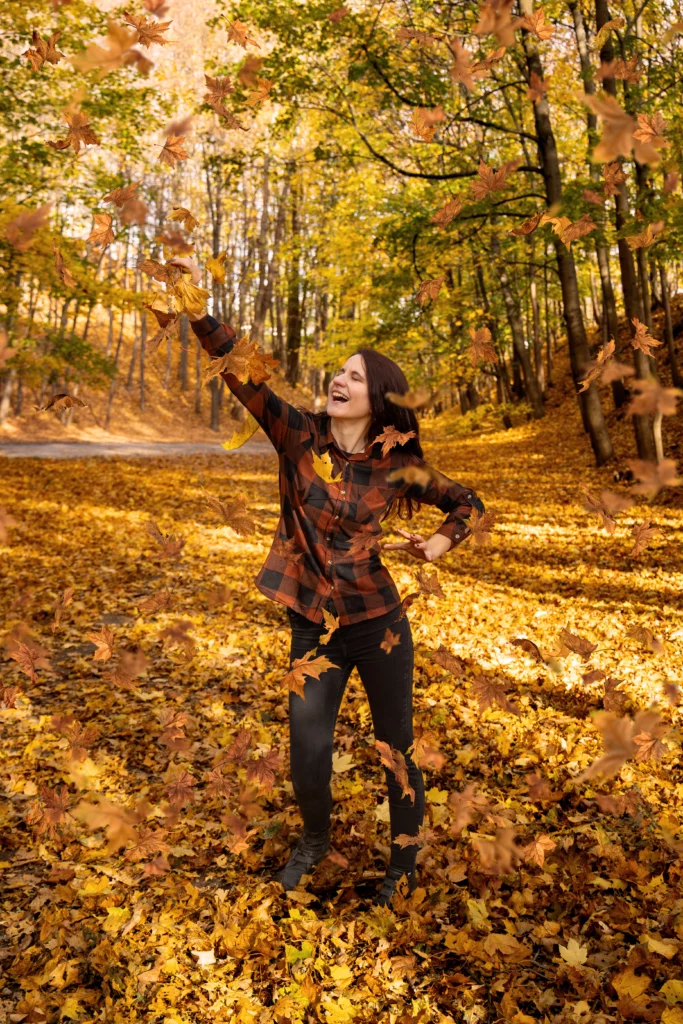 Jesienna sesja kobieca