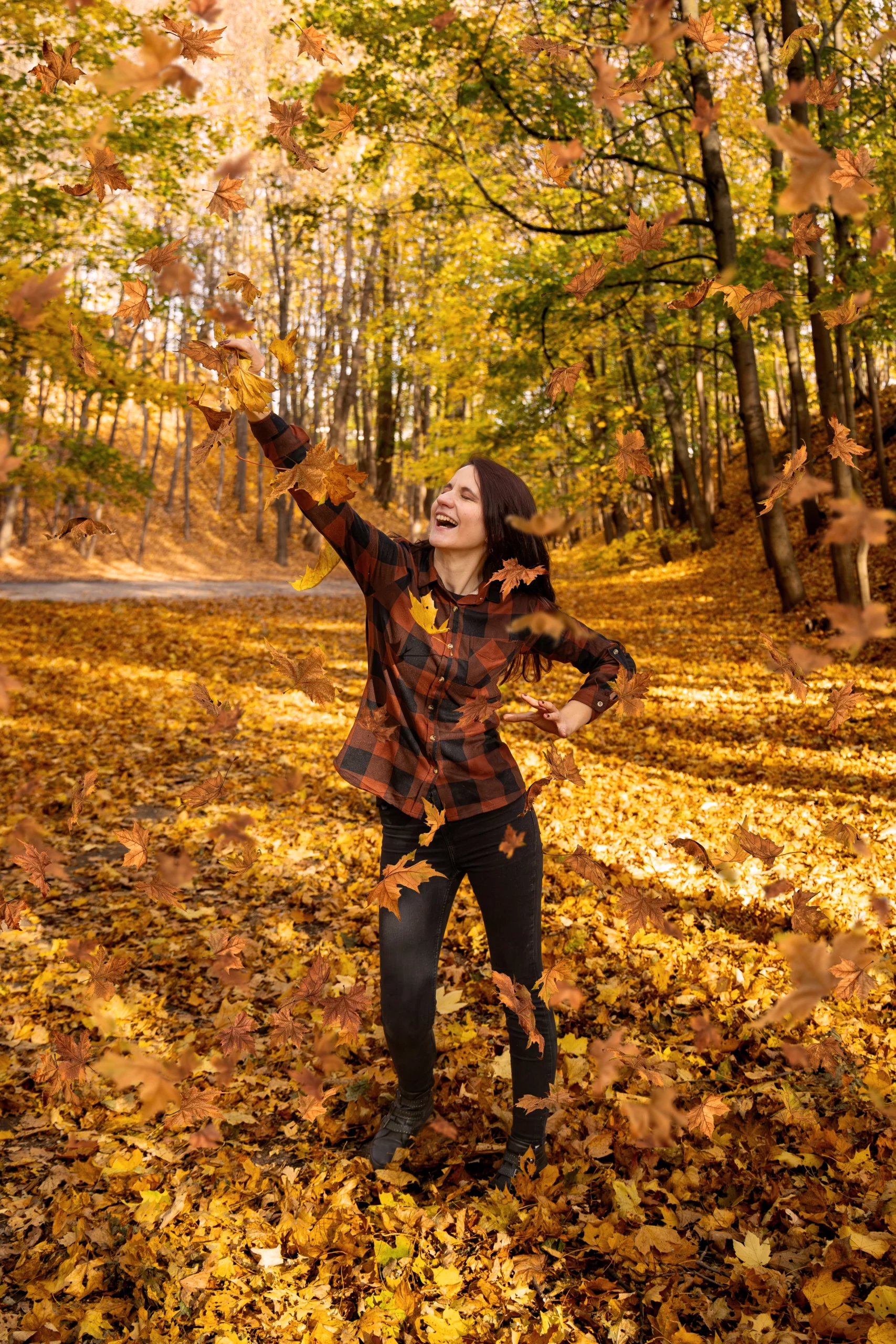 Jesienna sesja kobieca