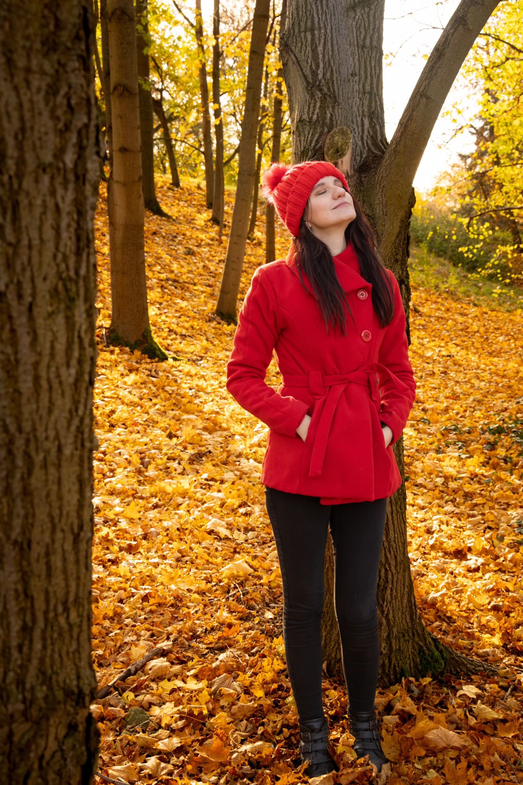 Jesienna sesja kobieca