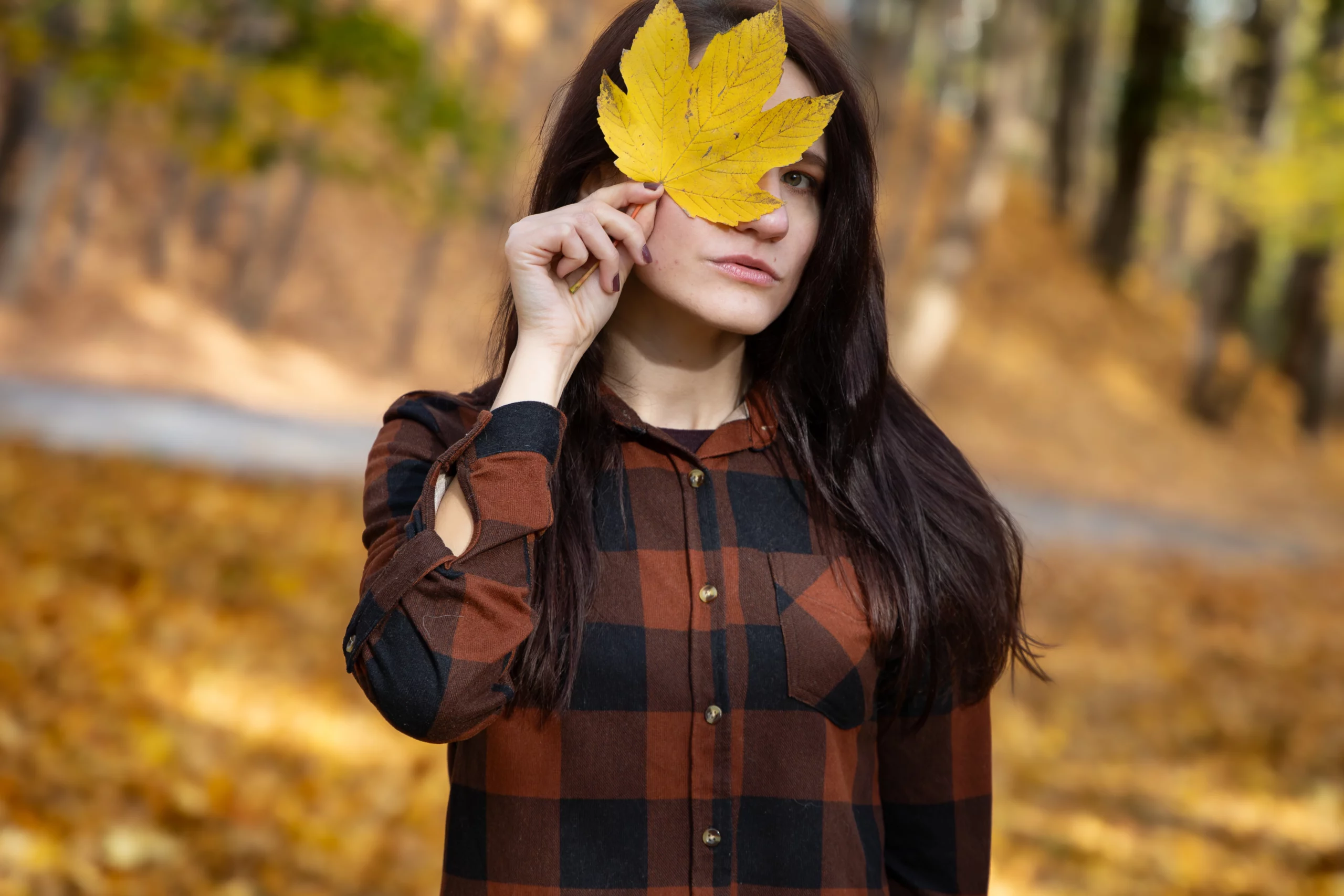 Jesienna sesja kobieca