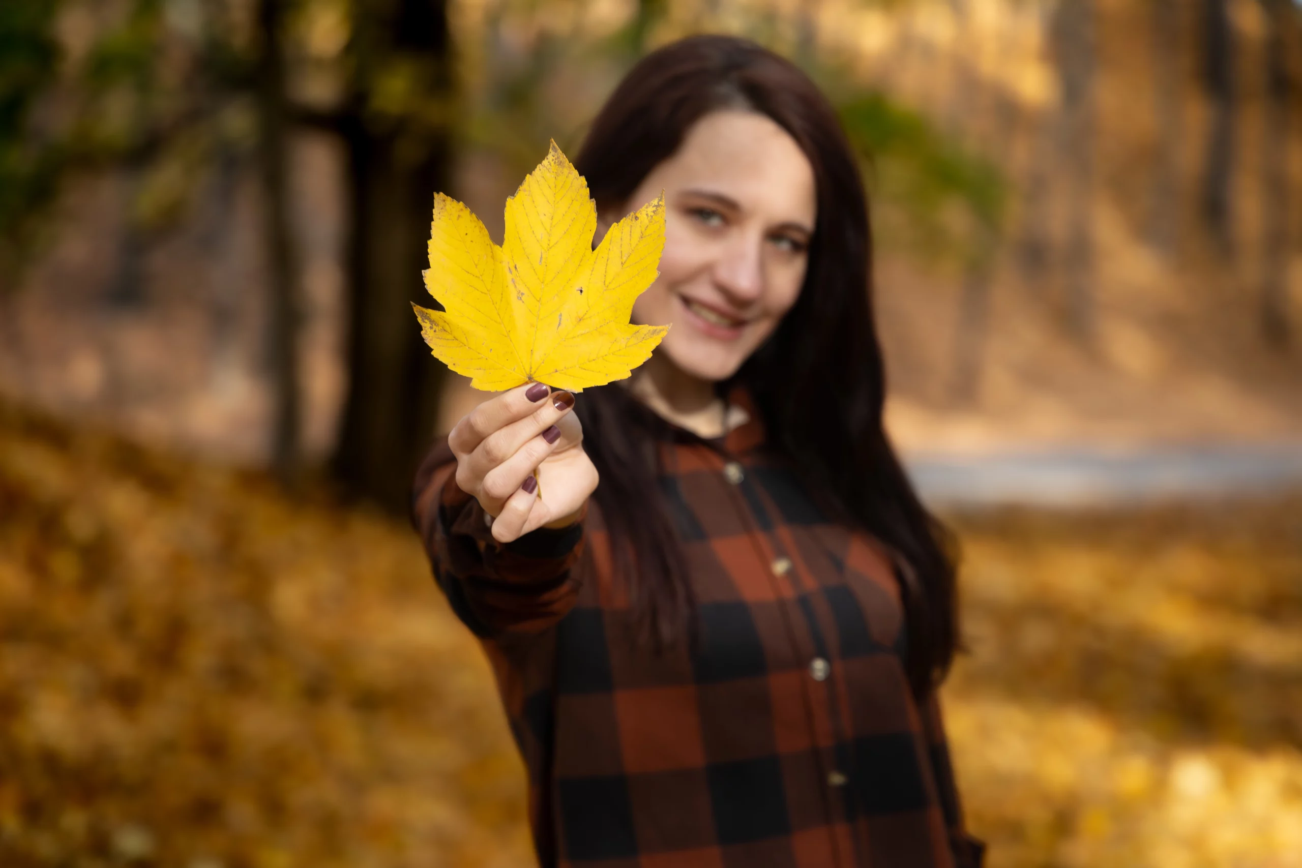 Jesienna sesja kobieca