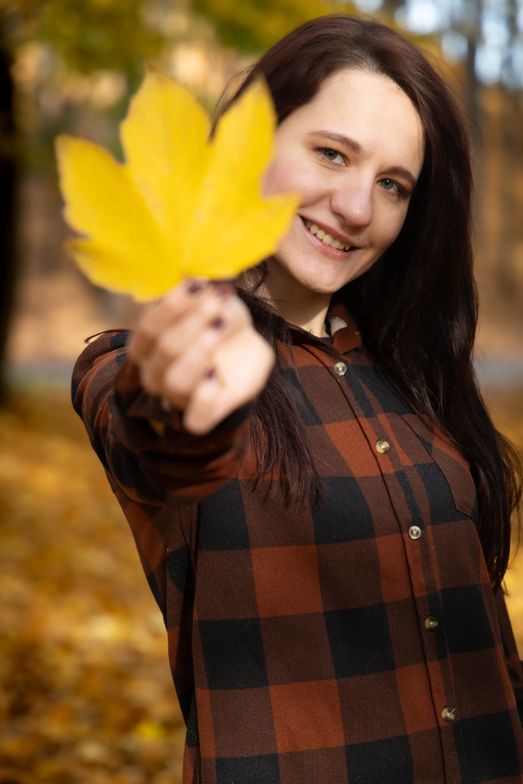 Jesienna sesja kobieca