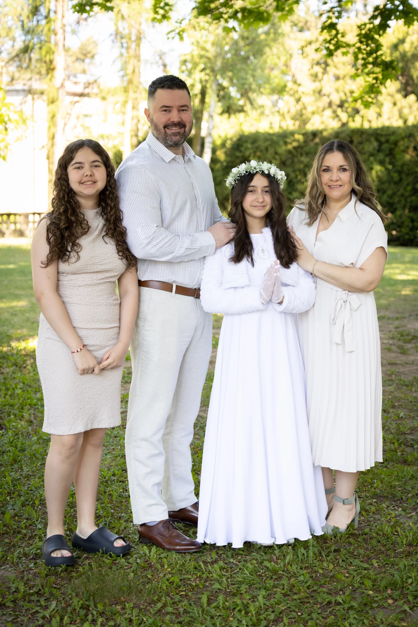 Reportaż z komunii świętej.