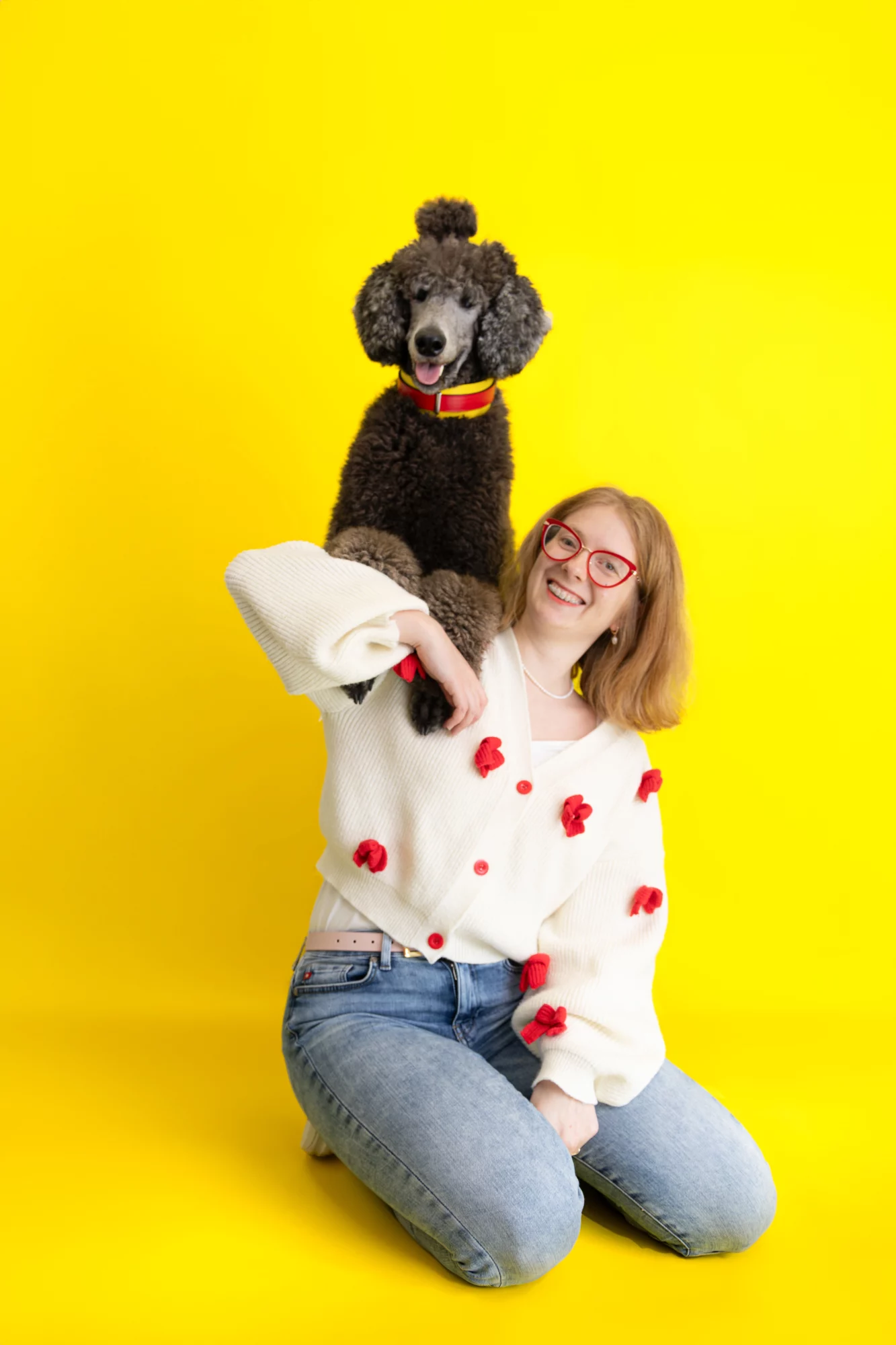 Sesja dla psa w studio