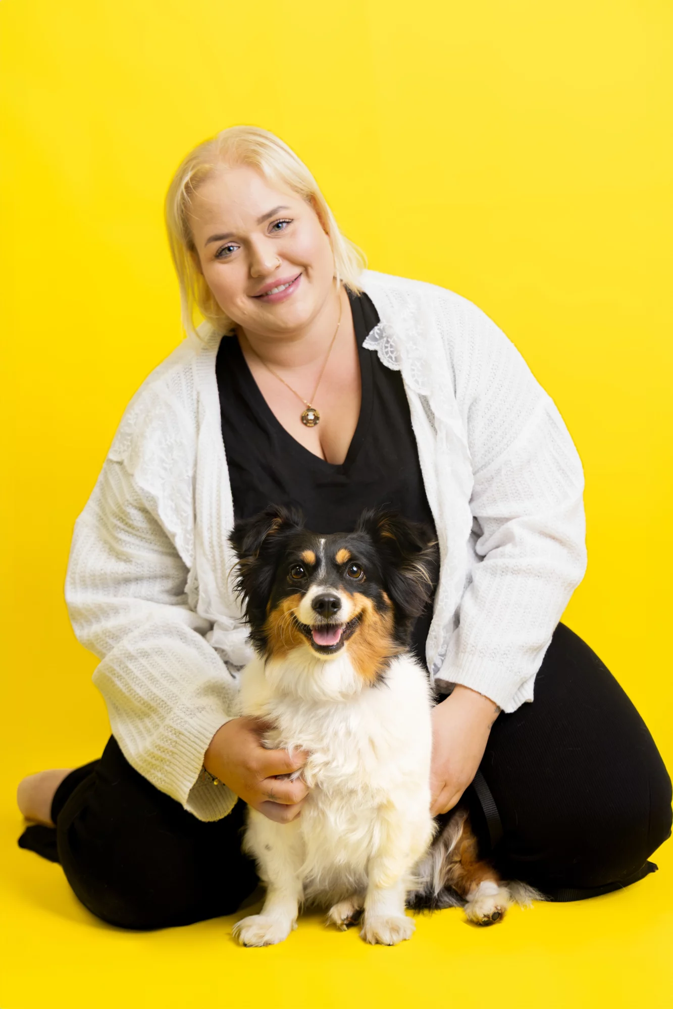 Sesja dla psa w studio