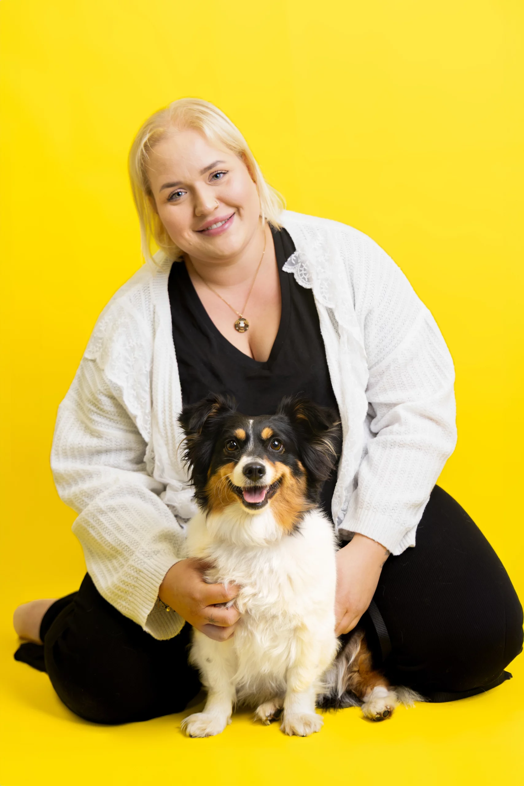 Sesja dla psa w studio