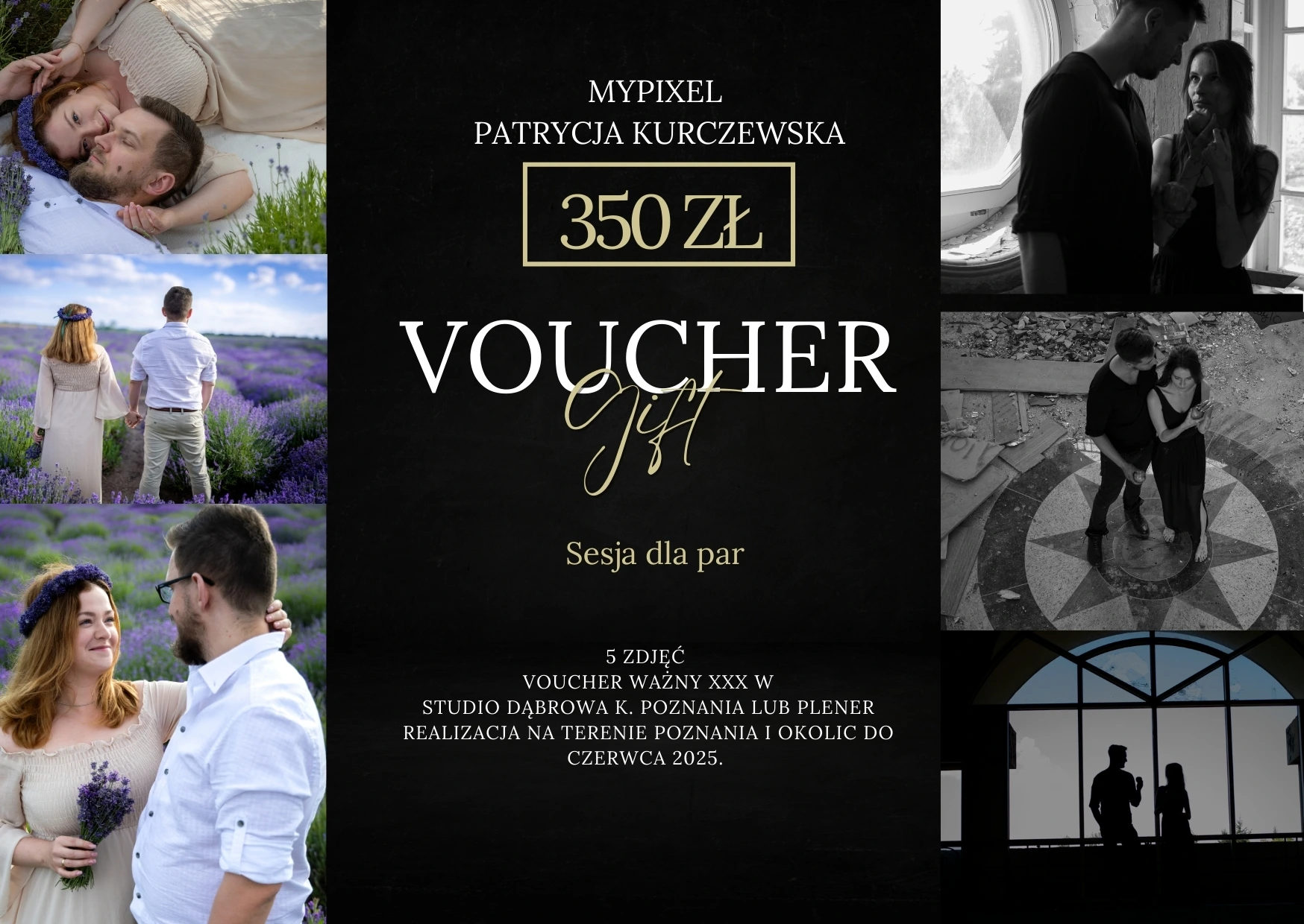 Voucher prezentowy na sesje zdjęciową